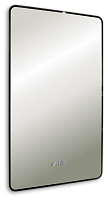 Зеркало Azario LED-00002539 Incanto подвесное, с подсветкой, 60х100 см, черное